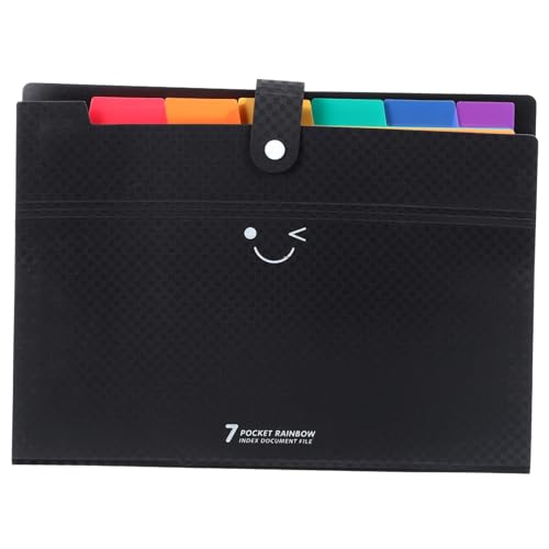 HOODANCOS Erweiterbare Datei Organizer im Letter Format Schwarzer Akkordeonordner mit Fächern für Büro Unterricht und Reisen Aufbewahren von Dokumenten HOODANCOS Erweiterbare Datei Organizer im Letter Format Schwarzer Akkordeonordner mit Fächern für Büro Unterricht und Reisen Aufbewahren von Dokumenten von HOODANCOS