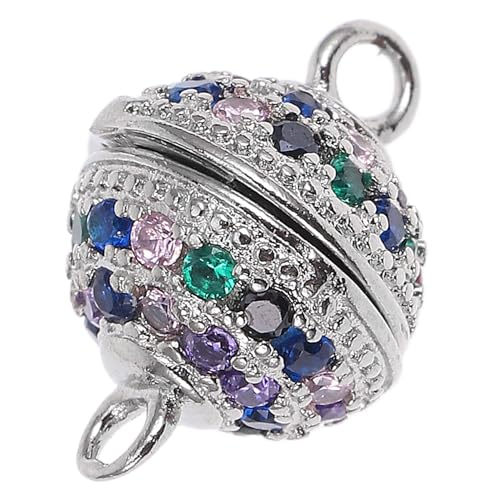 HOODANCOS Farbiges Diamantarmband Halskette Bettelarmband Armbänder Schmuck Halskettenverschluss Halskettenverkürzer Verschluss Magnetische Halskettenverlängerung Armbandverschlüsse Und von HOODANCOS