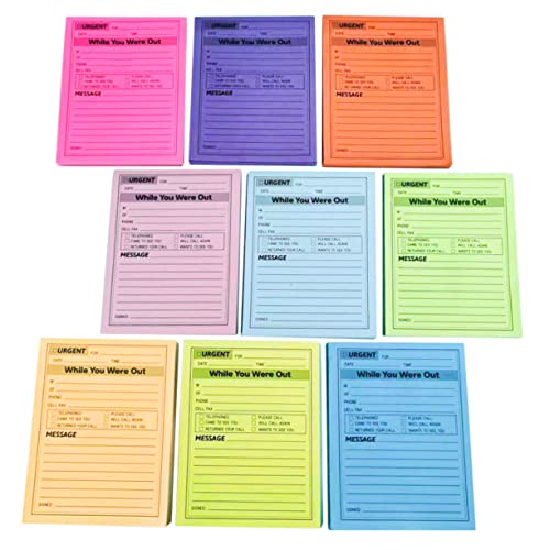 HOODANCOS Haftnotizen Multifunktionale Selbstklebende Memo Pads für Büro Zuhause Schule Praktische Notizzettel für Wichtige Erinnerungen und Aufgaben von HOODANCOS