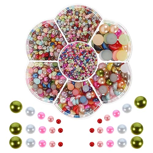 HOODANCOS Halbperlen für DIY Schmuckgestaltung Flachen Perlen für Nail Art Handy Dekoration Kreative Bastelprojekte zum Basteln von Perlenarmbändern HOODANCOS Halbperlen für DIY Schmuckgestaltung Flachen Perlen für Nail Art Handy Dekoration Kreative Bastelprojekte zum Basteln von Perlenarmbändern von HOODANCOS