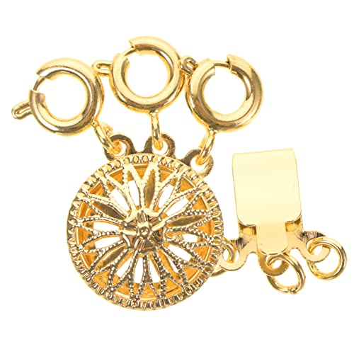 HOODANCOS Halskettenverbinder für Schichtung Goldene Kette mit Dreifachverschluss für DIY Schmuck für Gestapelte Halsketten und Armbänder Einfach der Handhabung Langlebig HOODANCOS Halskettenverbinder für Schichtung Goldene Kette mit Dreifachverschluss für DIY Schmuck für Gestapelte Halsketten und Armbänder Einfach der Handhabung Langlebig von HOODANCOS