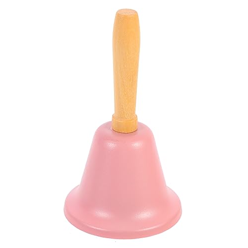 HOODANCOS Handglocke Laute Abendessenglocke Serviceglocke Handglocke Serviceklingel Bar Theke Empfang Klassenzimmerklingel Für Schulen Büros Rezeption Hotels (Rosa) von HOODANCOS