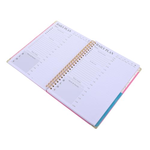 HOODANCOS Haushaltsbuch Notizbilder für gefüttert Spiralblock breit liniert täglich Multifunktionsnotizbuch süßes Notizbuch Planungsbuch Notizbuch zum Notieren Papier Rosa HOODANCOS Haushaltsbuch Notizbilder für gefüttert Spiralblock breit liniert täglich Multifunktionsnotizbuch süßes Notizbuch Planungsbuch Notizbuch zum Notieren Papier Rosa von HOODANCOS