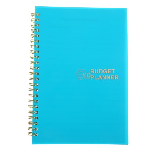 HOODANCOS Haushaltsbuch monatlich Monatsplaner Budgetplaner Buch täglicher Budgetplaner Notizblock zur Budgetaufzeichnung Kassenbuch Budgetversorgung Papier Sky-blue von HOODANCOS