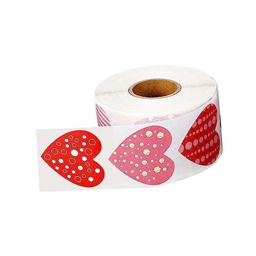 HOODANCOS Herz Aufkleber Selbstklebend Herzförmige Etiketten Papier Valentinstag Geschenkaufkleber Für Karten Geschenke Umschläge Basteln HOODANCOS Herz Aufkleber Selbstklebend Herzförmige Etiketten Papier Valentinstag Geschenkaufkleber Für Karten Geschenke Umschläge Basteln von HOODANCOS