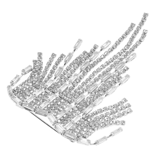 HOODANCOS Herzförmige Strasssteine Quastenbrosche Dekoration für Hochzeiten Abendveranstaltungen Taschen und Kleidung Langlebig und Silberne Brosche HOODANCOS Herzförmige Strasssteine Quastenbrosche Dekoration für Hochzeiten Abendveranstaltungen Taschen und Kleidung Langlebig und Silberne Brosche von HOODANCOS