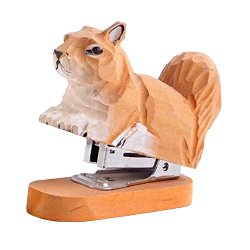 HOODANCOS Holz Hefter Tierfigur für Büro und Schule Robuste Holzschnitzerei Dekoratives Schreibwaren Accessoire Papierorganisation und Schreibtischgestaltung HOODANCOS Holz Hefter Tierfigur für Büro und Schule Robuste Holzschnitzerei Dekoratives Schreibwaren Accessoire Papierorganisation und Schreibtischgestaltung von HOODANCOS