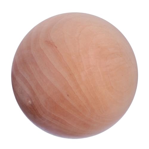 HOODANCOS Holzkugel Massivem Naturholz DIY Bastelzubehör Unvollendete Runde Holzkuppel für Kreative Projekte Leicht zu Bemalen Gestalten HOODANCOS Holzkugel Massivem Naturholz DIY Bastelzubehör Unvollendete Runde Holzkuppel für Kreative Projekte Leicht zu Bemalen Gestalten von HOODANCOS