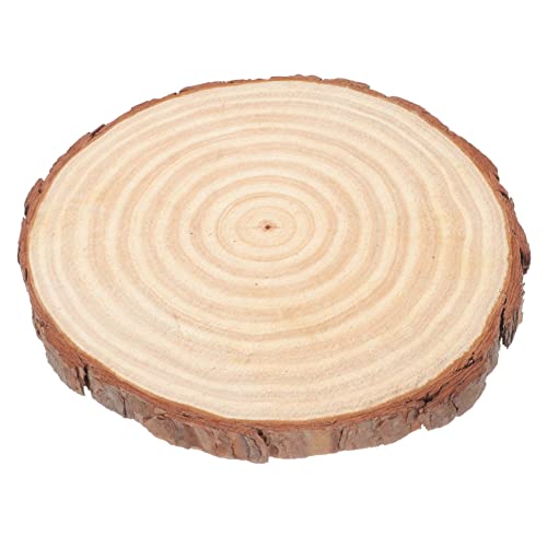 HOODANCOS Holzscheiben Leere Holzrunden für DIY Bastelprojekte Robuste Oberfläche für Gestaltung für Tischdekorationen HOODANCOS Holzscheiben Leere Holzrunden für DIY Bastelprojekte Robuste Oberfläche für Gestaltung für Tischdekorationen von HOODANCOS