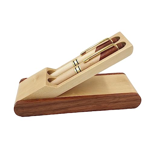 HOODANCOS Holzstift Set mit Exquisiter Füllfederhalter Kugelschreiber für Weihnachten oder Valentinstag Büro Schreibwaren Set HOODANCOS Holzstift Set mit Exquisiter Füllfederhalter Kugelschreiber für Weihnachten oder Valentinstag Büro Schreibwaren Set von HOODANCOS