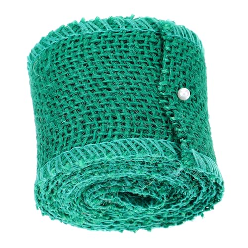 HOODANCOS Jute Burlap Rolle Grün für Weihnachtsdekoration für Bastelarbeiten Kränze und Natürliche Textur für Kreative Projekte HOODANCOS Jute Burlap Rolle Grün für Weihnachtsdekoration für Bastelarbeiten Kränze und Natürliche Textur für Kreative Projekte von HOODANCOS