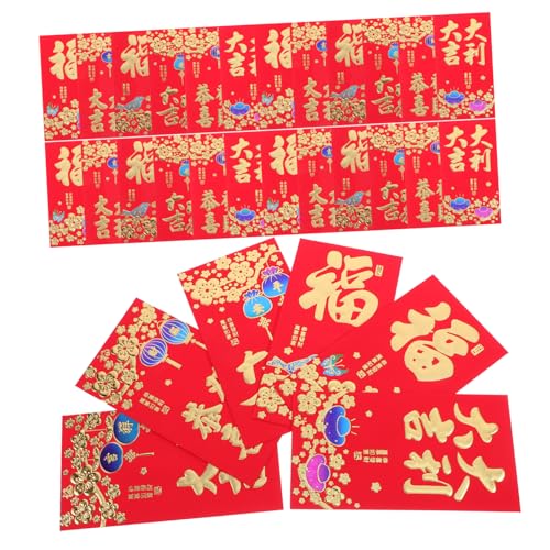 HOODANCOS Karikatur Schlange Rot Umschläge Pack für Chinesische Neujahr Einzigartige Geldumschläge Perfektes für Festlichkeiten und Besondere Anlässe Traditionelles Design für Familie und HOODANCOS Karikatur Schlange Rot Umschläge Pack für Chinesische Neujahr Einzigartige Geldumschläge Perfektes für Festlichkeiten und Besondere Anlässe Traditionelles Design für Familie und von HOODANCOS