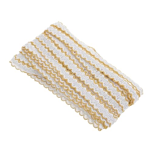 HOODANCOS Kleidung Trimmen Ornament Handwerk Verzierungen Spitze Für Streifen Flechten Hochzeit Kind Nähen Paillettenfransen Patch Schnürsenkel Blumen- Beige Polyestergarn HOODANCOS Kleidung Trimmen Ornament Handwerk Verzierungen Spitze Für Streifen Flechten Hochzeit Kind Nähen Paillettenfransen Patch Schnürsenkel Blumen- Beige Polyestergarn von HOODANCOS