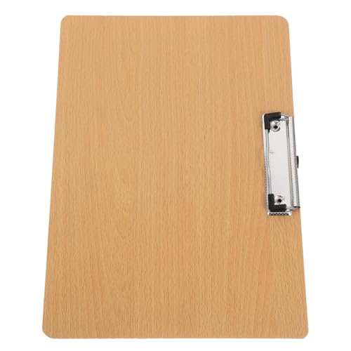 HOODANCOS Klemmbrett aus Robustem Plattenmaterial mit Stabiler Metallklammer für Sicheres Halten von Unterlagen für Büro und Schule Glatte Oberfläche für Einfaches Schreiben HOODANCOS Klemmbrett aus Robustem Plattenmaterial mit Stabiler Metallklammer für Sicheres Halten von Unterlagen für Büro und Schule Glatte Oberfläche für Einfaches Schreiben von HOODANCOS