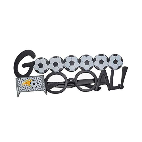 HOODANCOS Kreative Fußballbrille für Partys Lustige Sonnenbrille als Fotorequisiten für Fußballspiele Maskeraden Musikfestivals und Mehr Sicher und Bequem zu Tragen von HOODANCOS