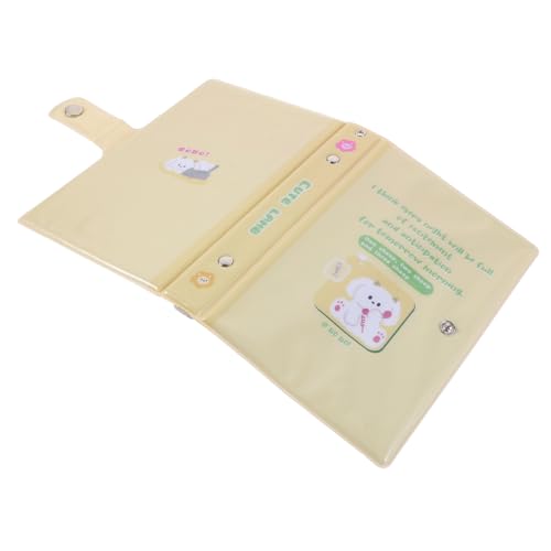 HOODANCOS Losebuchbuch Postkarten Alben Abdeckung Buchbinder Aus Papier Süßer Ordner Notizbuch Ordnerhülle 6-ringe Broschüre Notizblock-schutzhülle Dokumentenordner Süße Ordner Plastik Gelb HOODANCOS Losebuchbuch Postkarten Alben Abdeckung Buchbinder Aus Papier Süßer Ordner Notizbuch Ordnerhülle 6-ringe Broschüre Notizblock-schutzhülle Dokumentenordner Süße Ordner Plastik Gelb von HOODANCOS