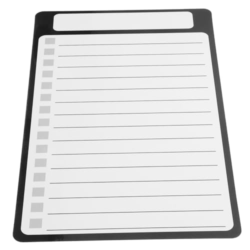 HOODANCOS Magnetische Nachrichtenaufkleber Magnetischer Einkaufslistenblock Farbe Memo -pad Einkaufsliste Für Kühlschrankmagnete Unterlage Notizblock Mit Magnetrückseite Das Haustier Schwarz HOODANCOS Magnetische Nachrichtenaufkleber Magnetischer Einkaufslistenblock Farbe Memo -pad Einkaufsliste Für Kühlschrankmagnete Unterlage Notizblock Mit Magnetrückseite Das Haustier Schwarz von HOODANCOS