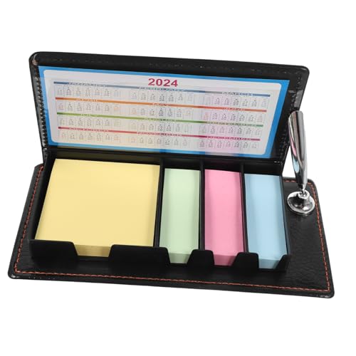 HOODANCOS Memo Pad Haftnotizen Set mit Starkem Kleber Kreative Büro Memo Sticker für Zuhause Wiederverwendbare Notizblätter für Organisation und Planung von HOODANCOS