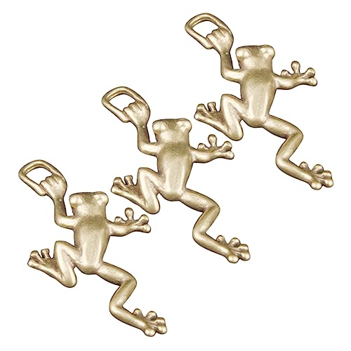 HOODANCOS 3stücke Froschanhänger Aus Messing Schlüsselanhänger Dekoration Zum Aufhängen Froschstatue Aus Messing Schlüsselanhänger-Ornamente Froschanhänger Für Schlüsselring HOODANCOS 3stücke Froschanhänger Aus Messing Schlüsselanhänger Dekoration Zum Aufhängen Froschstatue Aus Messing Schlüsselanhänger-Ornamente Froschanhänger Für Schlüsselring von HOODANCOS