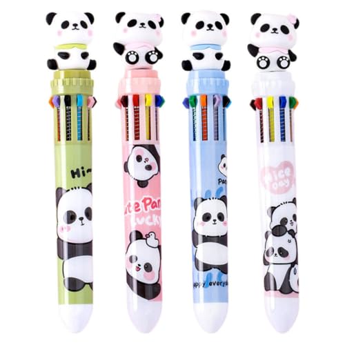 HOODANCOS Panda-kugelschreiber 10 Farben Schulbelohnung Partyzubehör 4 Stück Schreibstift Für Teenager HOODANCOS Panda-kugelschreiber 10 Farben Schulbelohnung Partyzubehör 4 Stück Schreibstift Für Teenager von HOODANCOS