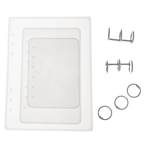 HOODANCOS Notebook Cover DIY Set Silikonformen für Notizbücher mit Binderinge Flexibles Wiederverwendbares Epoxidharz Gussform Set für Kreative Bastelprojekte HOODANCOS Notebook Cover DIY Set Silikonformen für Notizbücher mit Binderinge Flexibles Wiederverwendbares Epoxidharz Gussform Set für Kreative Bastelprojekte von HOODANCOS