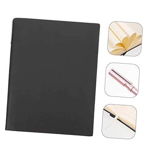 HOODANCOS Notizbuch mit Stift Format Tragbares Journal für Tägliche To Do Listen Schreibheft für Büro Schule und Kreatives Schreiben Langlebiges Notizpad Schwarz HOODANCOS Notizbuch mit Stift Format Tragbares Journal für Tägliche To Do Listen Schreibheft für Büro Schule und Kreatives Schreiben Langlebiges Notizpad Schwarz von HOODANCOS