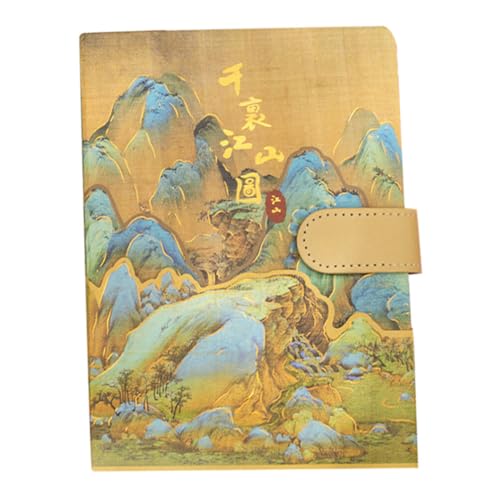 HOODANCOS Planer Im Chinesischen Stil Antike Malerei Tagesplanungsnotizbuch Retro-magnetschnalle von HOODANCOS