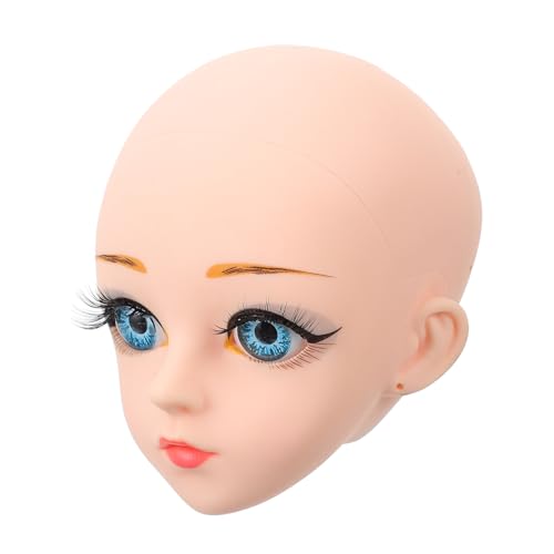 HOODANCOS Puppenkopf aus Vinyl Nähen 3D-Modell zum Selbermachen DIY Dull Head Vinylkopf für Puppe Figurenkopf zeichnen DIY Puppenkopfmaterialien Kinderspielzeug 3D-Puppenmodellkopf Beige HOODANCOS Puppenkopf aus Vinyl Nähen 3D-Modell zum Selbermachen DIY Dull Head Vinylkopf für Puppe Figurenkopf zeichnen DIY Puppenkopfmaterialien Kinderspielzeug 3D-Puppenmodellkopf Beige von HOODANCOS