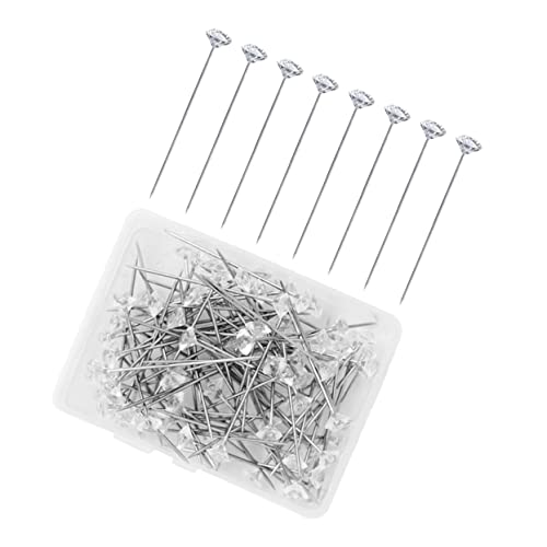 HOODANCOS Rautenförmige Perlennadeln Gerade Stecknadeln Basteln Nähnadeln Nähzubehör Anstecknadeln Schneidernadeln Kopfnadeln Dekorative Nähnadeln Kunststoff Transparent HOODANCOS Rautenförmige Perlennadeln Gerade Stecknadeln Basteln Nähnadeln Nähzubehör Anstecknadeln Schneidernadeln Kopfnadeln Dekorative Nähnadeln Kunststoff Transparent von HOODANCOS