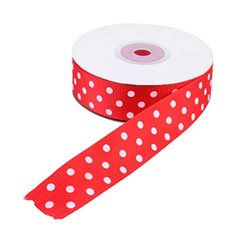 HOODANCOS Rotes Gepunktetes Dekoband Breit Robustes Geschenkband Umweltfreundliches Party Wickelband für Hochzeit Dekoration Mehrfach Verwendbar HOODANCOS Rotes Gepunktetes Dekoband Breit Robustes Geschenkband Umweltfreundliches Party Wickelband für Hochzeit Dekoration Mehrfach Verwendbar von HOODANCOS