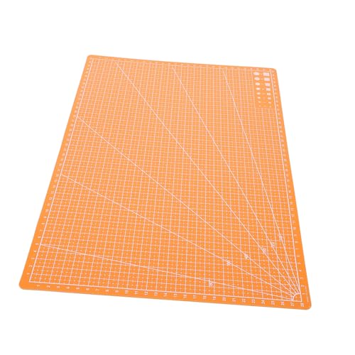 HOODANCOS Rücken schneiden Carving Hobby Basteln Kunst Nähmattenzuschnitt Schneidebrett Bastelmatte Gravurmatte Gravur Schneidematten Schneidepads Schneidmatte pp Orange von HOODANCOS