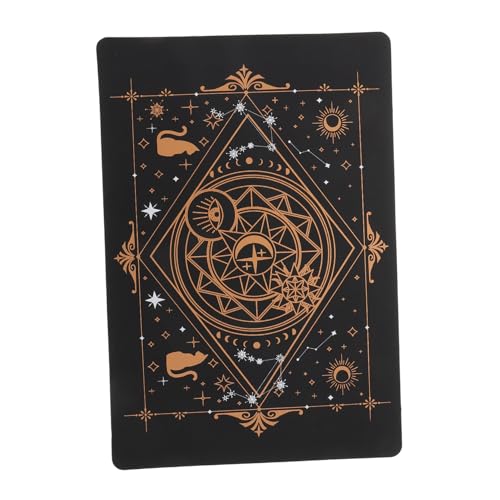 HOODANCOS Rücken schneiden Schneidebrett-Handwerk Kunst Schneidebretter für die Küche Bastel- und Schneidematte Unterlage Schneidplatte professionelle Gravurplatten Pu Black von HOODANCOS