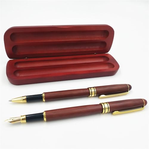 HOODANCOS Satz Kugelschreiber schwarze Stifte Schreibstift teure Stifte Vintage Kalligrafiestift für den jahrestag weihnachtspräsente geschenkset Füller Büromaterial Hölzern HOODANCOS Satz Kugelschreiber schwarze Stifte Schreibstift teure Stifte Vintage Kalligrafiestift für den jahrestag weihnachtspräsente geschenkset Füller Büromaterial Hölzern von HOODANCOS