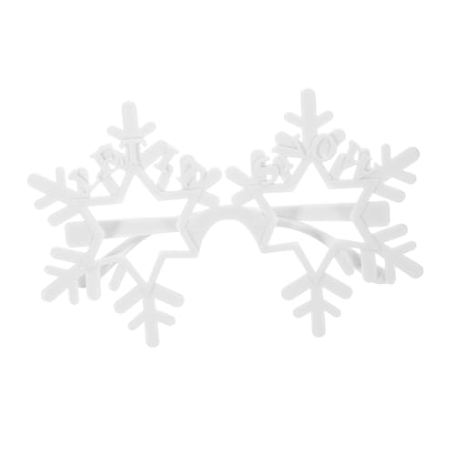 HOODANCOS Schneeflocken-brille Partyzubehör Einzigartige Fashion Eyewear Leicht Robust Für Karneval Winter Neujahr Fotorequisite von HOODANCOS