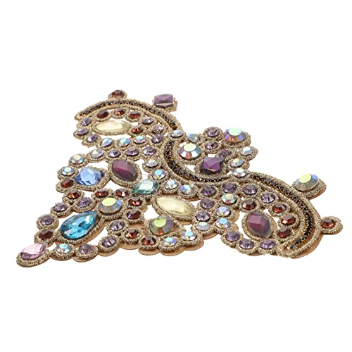 HOODANCOS Schuhblume Aus Strass Perlen Aufnäher Nähen Funkelnd Applikationen Kleidung Strasssteine nähen Patch Hotfix Aufkleber Für Basteln Braut Bügelbild Heißschmelzkleber Violett HOODANCOS Schuhblume Aus Strass Perlen Aufnäher Nähen Funkelnd Applikationen Kleidung Strasssteine nähen Patch Hotfix Aufkleber Für Basteln Braut Bügelbild Heißschmelzkleber Violett von HOODANCOS