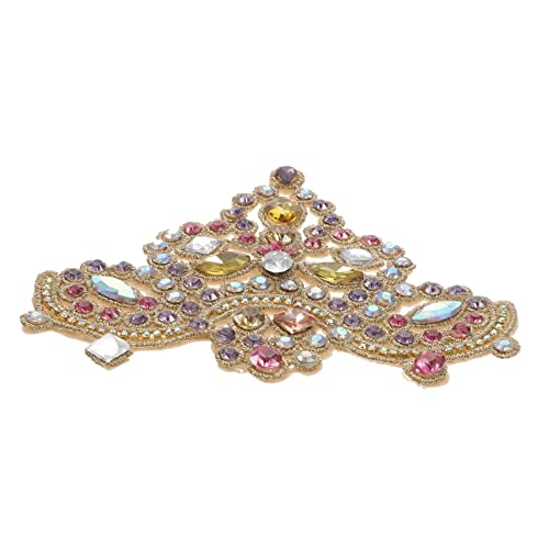 HOODANCOS Schuhblume -bügeln Basis Stoffflicke Strassaufkleber Kleidung Nähen Hotfix Applikationen Patch Kleiderflicken Für Zu Hause Strass-aufnäher Zum Aufbügeln Rosa Heißschmelzkleber HOODANCOS Schuhblume -bügeln Basis Stoffflicke Strassaufkleber Kleidung Nähen Hotfix Applikationen Patch Kleiderflicken Für Zu Hause Strass-aufnäher Zum Aufbügeln Rosa Heißschmelzkleber von HOODANCOS