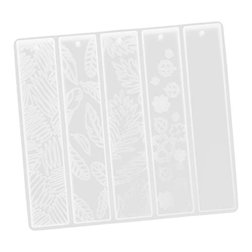 HOODANCOS Silikon Lesezeichen Gussform DIY Epoxidharz Silikonformen für Kreative Handwerksprojekte für Lesezeichen Anhänger und Designs von HOODANCOS