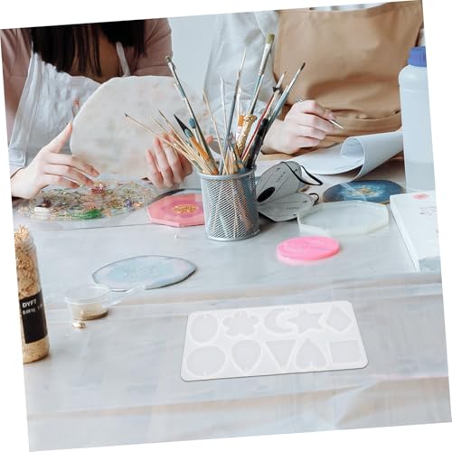 HOODANCOS Silikonform Schmuckanhänger Gießform Epoxidharz DIY Harzschmuck Basteln Wiederverwendbar Flexibel Weich Für Ohrringe und Anhänger von HOODANCOS