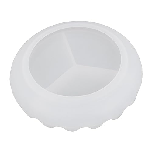 HOODANCOS Silikonform für Epoxidharz DIY Kristall Spiegel Silikonform für Runde Flache Teller für Kreative Bastelprojekte und Wiederverwendbar Weiß HOODANCOS Silikonform für Epoxidharz DIY Kristall Spiegel Silikonform für Runde Flache Teller für Kreative Bastelprojekte und Wiederverwendbar Weiß von HOODANCOS