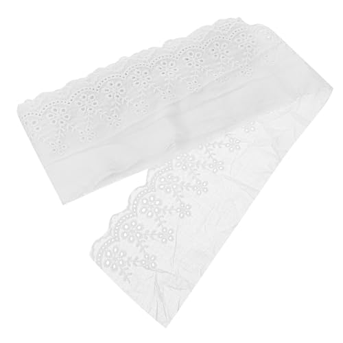 HOODANCOS Spitzenbesatz Am Ausschnitt Trimmen Blumen- Bestickt Streifen Breit Häkeln Baumwolle Kleid Nähen Stoffbesatz Baumwollband Häkelbesatz Applizierter Stoff Weiß Baumwollfaden HOODANCOS Spitzenbesatz Am Ausschnitt Trimmen Blumen- Bestickt Streifen Breit Häkeln Baumwolle Kleid Nähen Stoffbesatz Baumwollband Häkelbesatz Applizierter Stoff Weiß Baumwollfaden von HOODANCOS