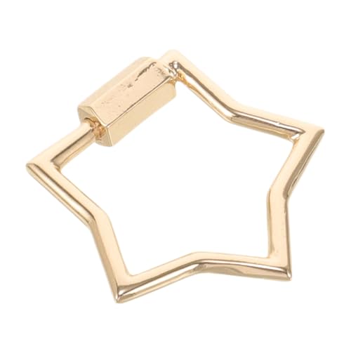HOODANCOS Sternförmiger Karabiner Schmuckverschluss Glänzender DIY Connector Langlebig und Einfach zu Verwenden für Armbänder Schlüsselanhänger und Handtaschen HOODANCOS Sternförmiger Karabiner Schmuckverschluss Glänzender DIY Connector Langlebig und Einfach zu Verwenden für Armbänder Schlüsselanhänger und Handtaschen von HOODANCOS