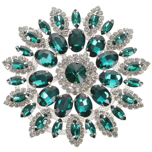 HOODANCOS Strass-Applikationsflicken Blumen-Aufnäher Zum Aufbügeln Kristall-Aufnäher Dekorative Applikationen Für Kleidung Jeans Hüte Jacken Handtaschen Grün HOODANCOS Strass-Applikationsflicken Blumen-Aufnäher Zum Aufbügeln Kristall-Aufnäher Dekorative Applikationen Für Kleidung Jeans Hüte Jacken Handtaschen Grün von HOODANCOS