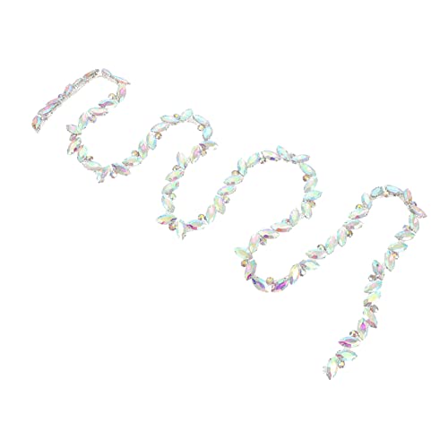 HOODANCOS Strass Trim Applique Kette Funkelnde Strass Dekoration für DIY Ab Farbe für Kleidung Taschen und Hochzeitsdekoration HOODANCOS Strass Trim Applique Kette Funkelnde Strass Dekoration für DIY Ab Farbe für Kleidung Taschen und Hochzeitsdekoration von HOODANCOS