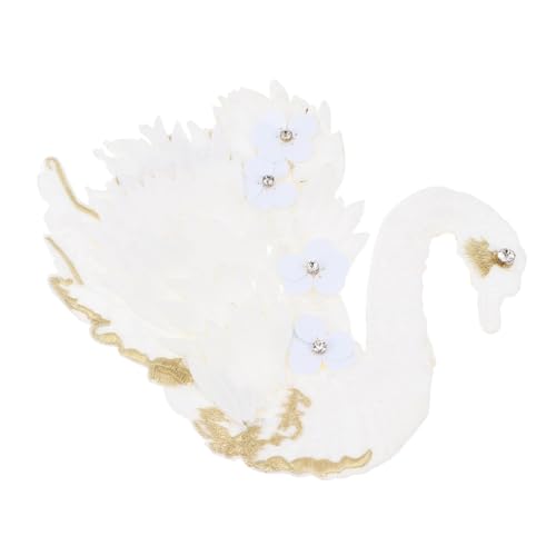 HOODANCOS Swan Shape Gestickter Patch Chic Applikation für Kleidung Taschen und DIY Handwerke Einfache Nähanwendung Verschönerung für Shirts Kissen und Bettwäsche HOODANCOS Swan Shape Gestickter Patch Chic Applikation für Kleidung Taschen und DIY Handwerke Einfache Nähanwendung Verschönerung für Shirts Kissen und Bettwäsche von HOODANCOS