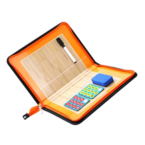 HOODANCOS Taktikboard Volleyball mit Reißverschluss Faltbares Whiteboard für Trainer Magnetische Marker und Radiergummi im Tragbares Lehrmittel für Effektives HOODANCOS Taktikboard Volleyball mit Reißverschluss Faltbares Whiteboard für Trainer Magnetische Marker und Radiergummi im Tragbares Lehrmittel für Effektives von HOODANCOS