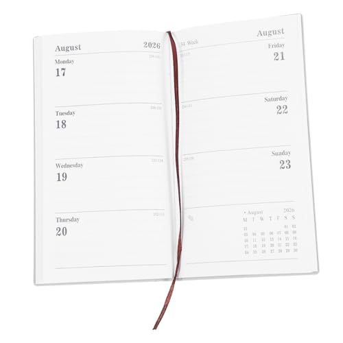 HOODANCOS Taschen-tagesplaner 2026 To-do-notizbuch Tragbarer Terminplaner Im A6-format Feinfühliger Notizblock Für Die Tägliche Wochen- Und Jahresplanung Studententagebuch HOODANCOS Taschen-tagesplaner 2026 To-do-notizbuch Tragbarer Terminplaner Im A6-format Feinfühliger Notizblock Für Die Tägliche Wochen- Und Jahresplanung Studententagebuch von HOODANCOS