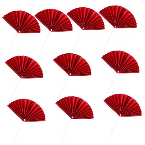 HOODANCOS Teiliges Rote Papier Fan Cake Toppers für Geburtstagsfeiern Dekorative Kuchendeko Sicher und Kreativ für Unvergessliche Feiern HOODANCOS Teiliges Rote Papier Fan Cake Toppers für Geburtstagsfeiern Dekorative Kuchendeko Sicher und Kreativ für Unvergessliche Feiern von HOODANCOS
