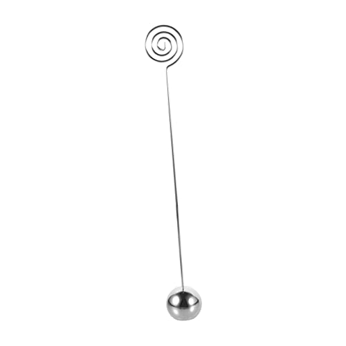 HOODANCOS Tischnummernhalter Aus Clip Memo Notizhalter Namenshalter Für Schreibtisch Draht Memohalter Schreibtisch Tischhalter Schilderhalter Etiketten von HOODANCOS