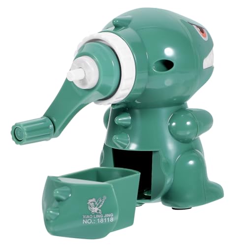HOODANCOS Tragbarer Bleistiftspitzer Cartoon Dinosaurier Design Manueller Anspitzer für Robustem für Schule und Büro Einfach zu Bedienen HOODANCOS Tragbarer Bleistiftspitzer Cartoon Dinosaurier Design Manueller Anspitzer für Robustem für Schule und Büro Einfach zu Bedienen von HOODANCOS