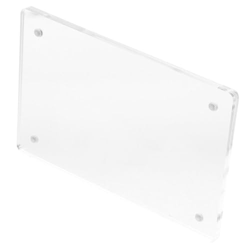 HOODANCOS Transparenter Doppelseitiger Acryl Bilderrahmen mit Magnet Rahmenloser Bildhalter Display für Büro und Zuhause Magnetischer Tischkartenhalter für Schilder und Etiketten HOODANCOS Transparenter Doppelseitiger Acryl Bilderrahmen mit Magnet Rahmenloser Bildhalter Display für Büro und Zuhause Magnetischer Tischkartenhalter für Schilder und Etiketten von HOODANCOS